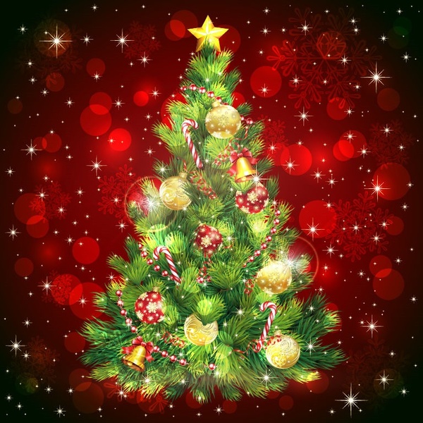 imagem vetorial de árvore de Natal