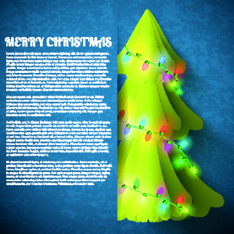Noel arka plan ile Noel ağacı