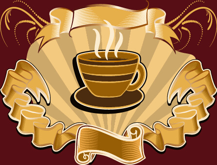 klassisches Café Logos Vektor-Satz