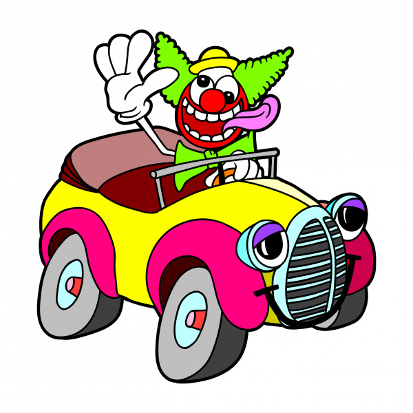 Clown-Auto