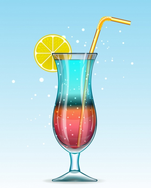 cocktail quảng cáo biểu ngữ bóng thủy tinh trang trí