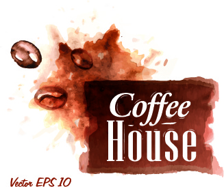 Coffee Drawn Elements Vector 6