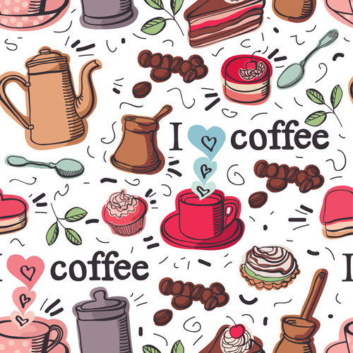 Coffee Object Design Elements Vector 3