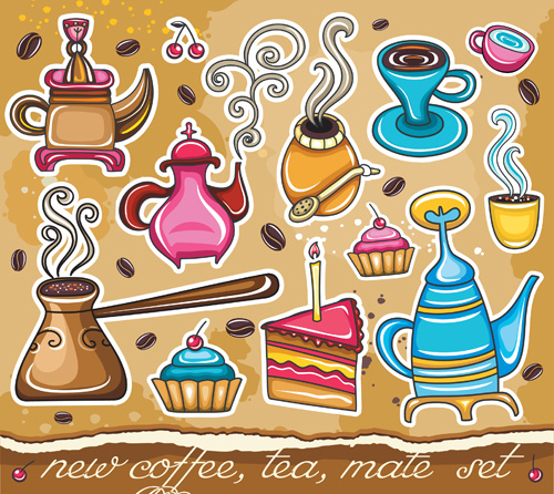 Coffee Object Design Elements Vector  No.339866