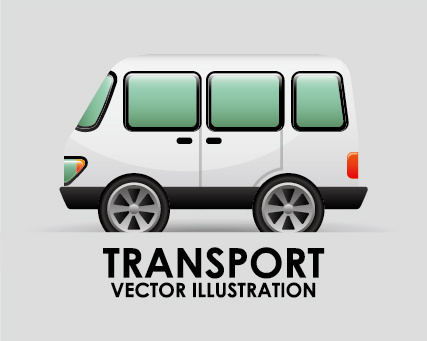 koleksi vektor kendaraan transportasi no.343384