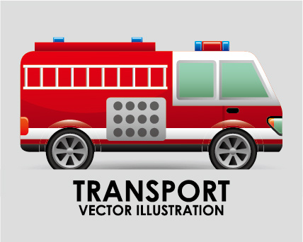 Sammlung von Transportfahrzeug Vector No.343389