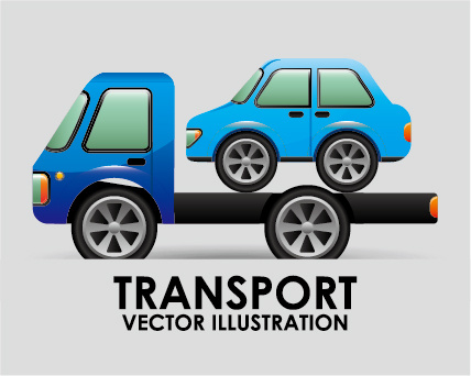 koleksi vektor kendaraan transportasi no.343393