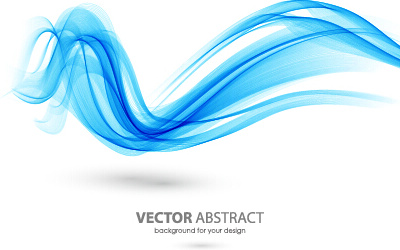 garis melengkung berwarna abstrak latar belakang vektor