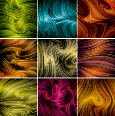 arte astratta dinamica colorata vettoriale
