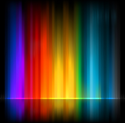 色の輝きの抽象的な背景のベクトル
