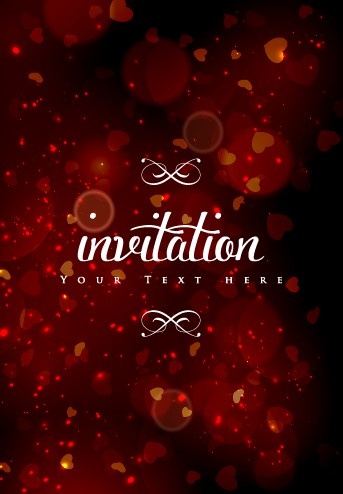 invitations halation couleur background vector