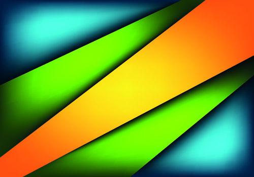 vector de fondo de patrón de capas de color