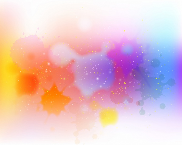 Colorful Abstract Background acuarelado salpicaduras de pintura decoracion