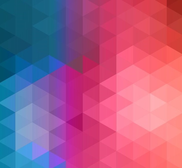 illustration vectorielle coloré abstrait géométrique