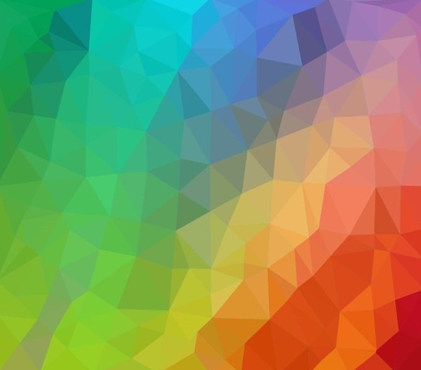 illustration vectorielle de poly faible coloré abstrait