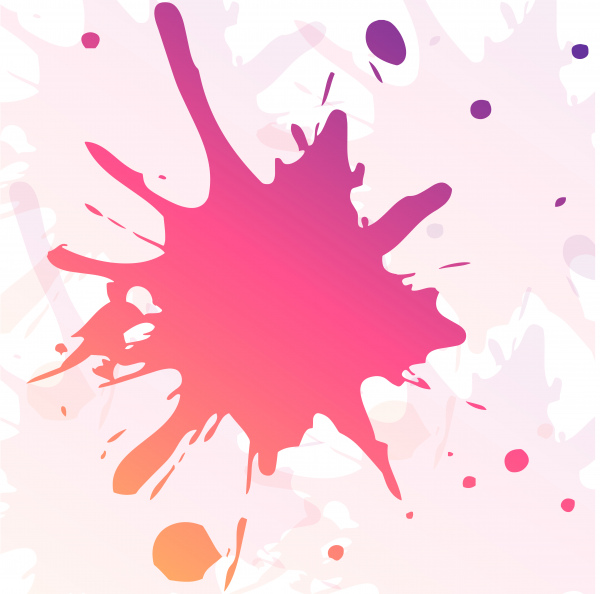 pittura colorata splash vettore illustrazione vettoriale