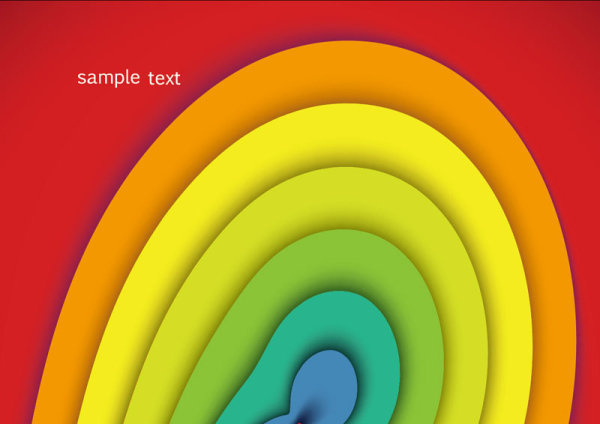 template warna-warni kreatif vector latar belakang