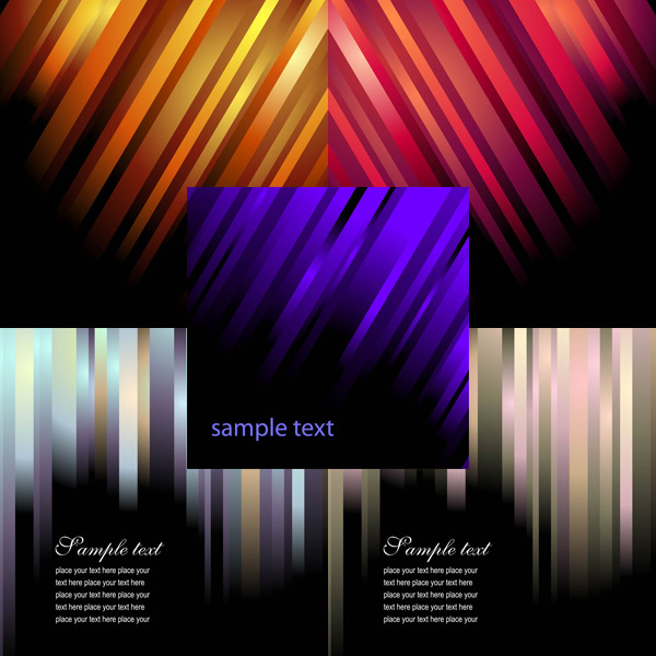 Color Stripe background vector