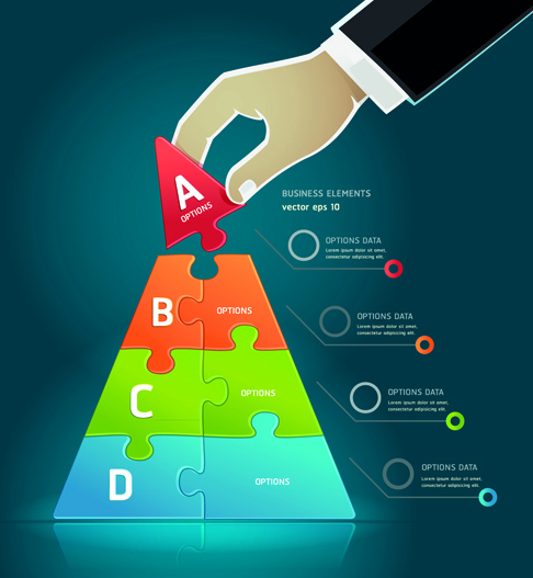 Vektor-Konzept Business Infografiken