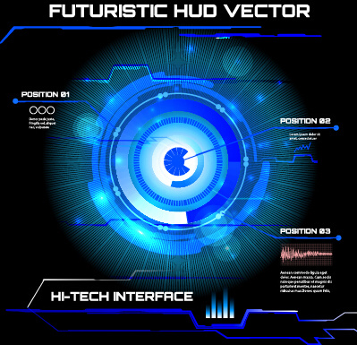 konsep futuristik Tek vektor latar belakang