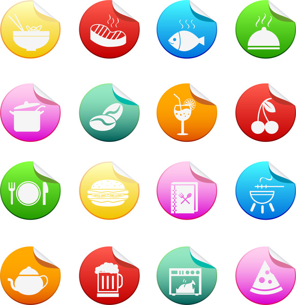 Symbole für Kochen und Essen