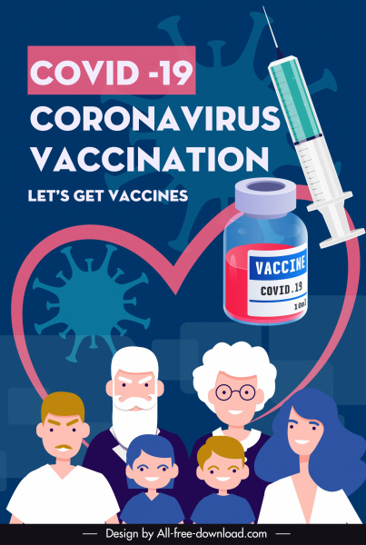 Corona Epidemie Banner Vorlage Virus Medizin Community Skizze