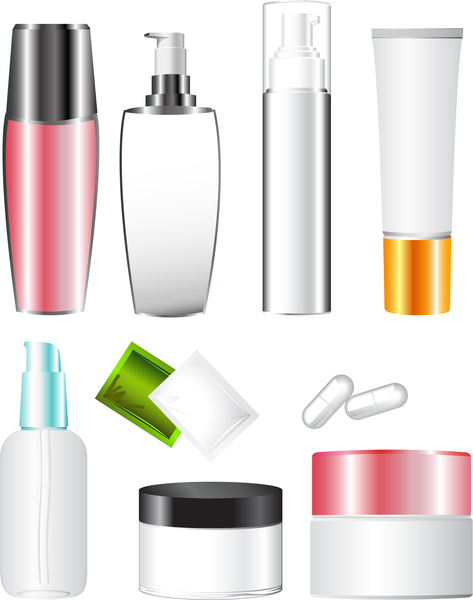 化妝品空白容器塑膠範本