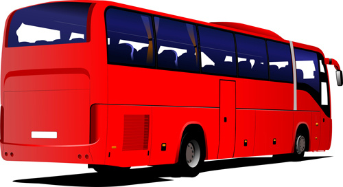 Creative Bus Design Vector  No.343407