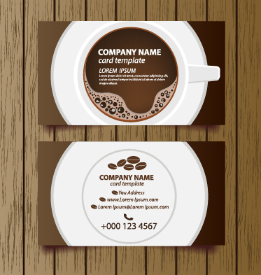 café creativo casa tarjetas de negocio vector gráfico