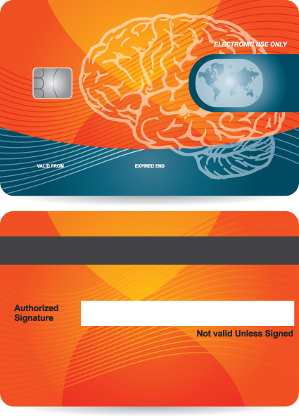vector de diseño creativo tarjeta de crédito