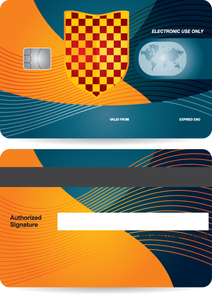 vector de diseño creativo tarjeta de crédito
