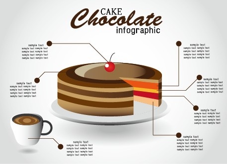 vector de elementos de cocina creativa infografía