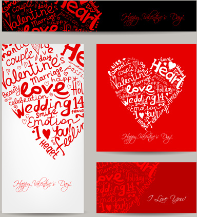 kreative Herz Valentinstag Karten