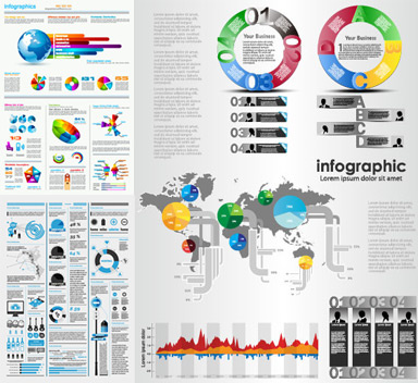 Infographics الإبداعية تصميم المتجهات