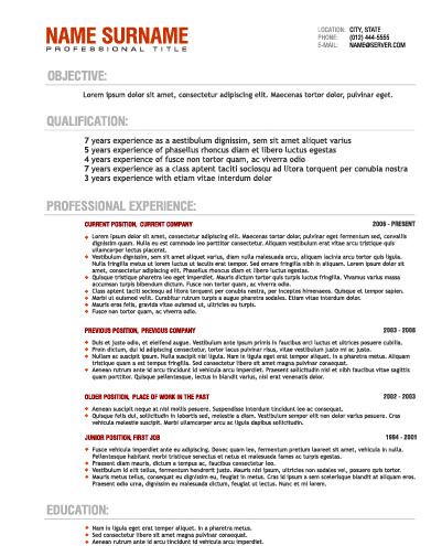 kreatif resume template desain vektor