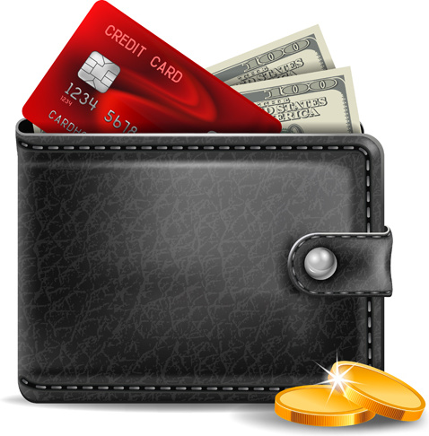 elementos de diseño creativo de la tarjeta de crédito