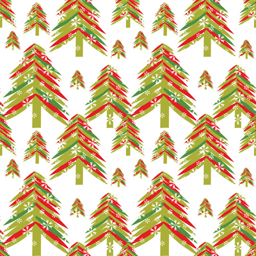 かわいいクリスマスのシームレスなパターン ベクトル