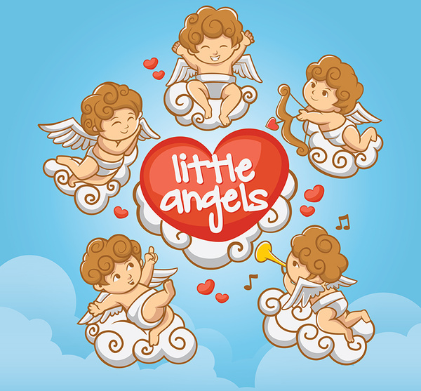 sevimli küçük melekler