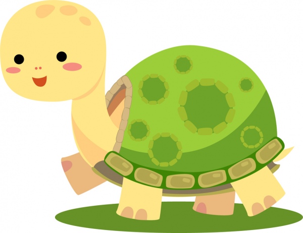 süßes Schildkrötenlächeln