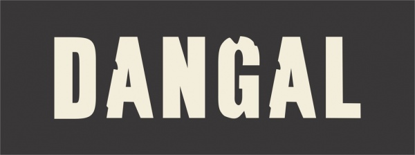 dangal ヒンディー語映画ロゴ