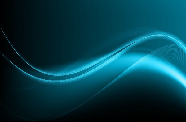 ondas de azuis escuras abstraem de ilustração vetorial de fundo