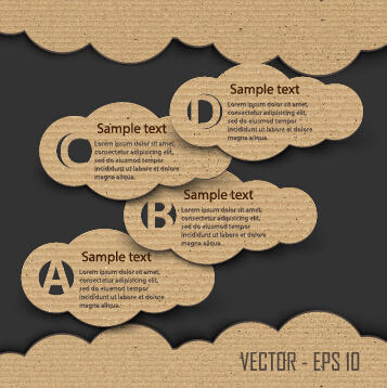 vektor template bisnis karton gelap