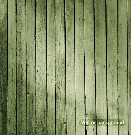 深綠色的木質紋理背景向量