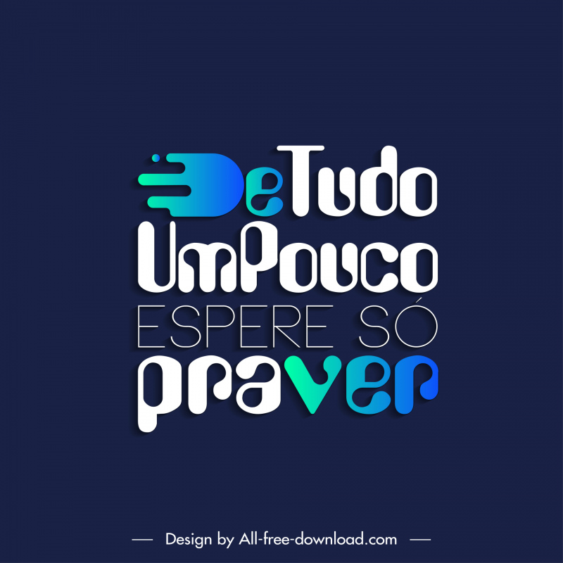 De Tudo Um Pouco Logo Template Flat Modern Texts Decor