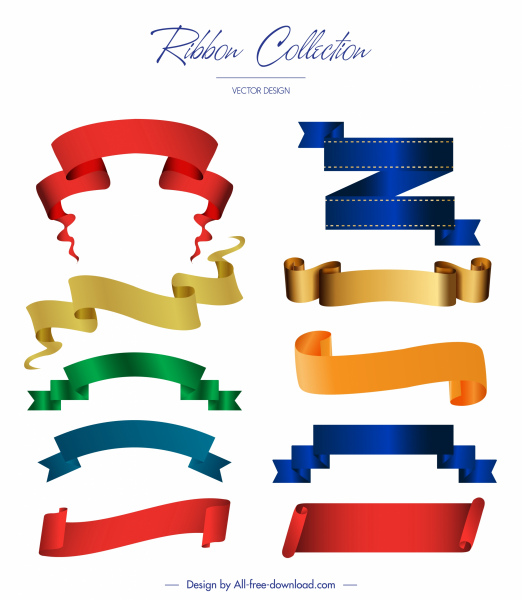 cinta decoración colección brillante moderno rizado dibujo de 3d