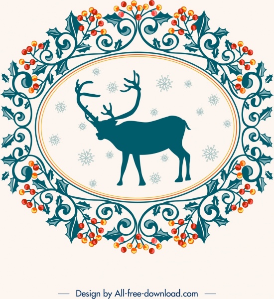 fond décoratif thème de Noël décor classique élégant