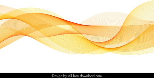 Decorative Background Sparkling Modern Waving Dynamic 3d Shapes