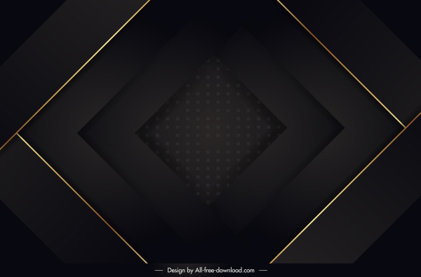 template latar belakang dekoratif lapisan geometris 3d gelap yang elegan