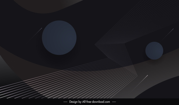 modelo de fundo decorativo design geométrico escuro moderno