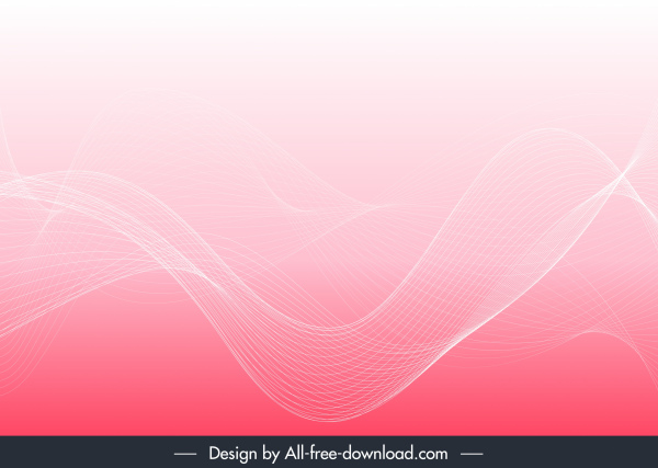 modelo de fundo decorativo rosa dinâmica linhas 3d redemoinhos